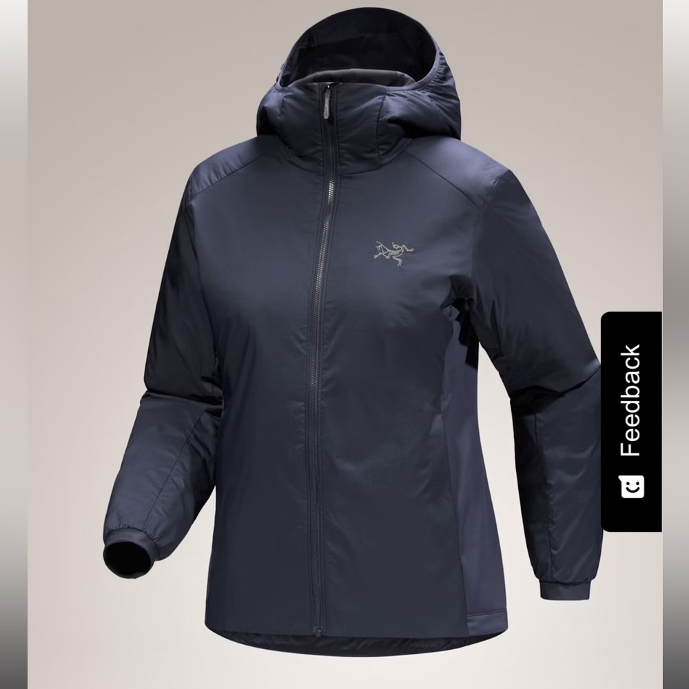 Arc'teryx Women's Navy Hooded Jacket atom